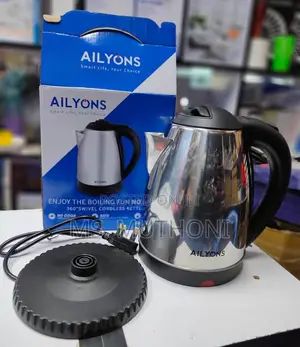 AILYONS 1.8L Electric Kettle Water Heater Stainless Steel