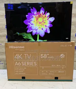 Hisense 58” Smart Uhd Smart Tv 58a6
