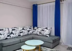 Ring Blue Curtains and White Sheers