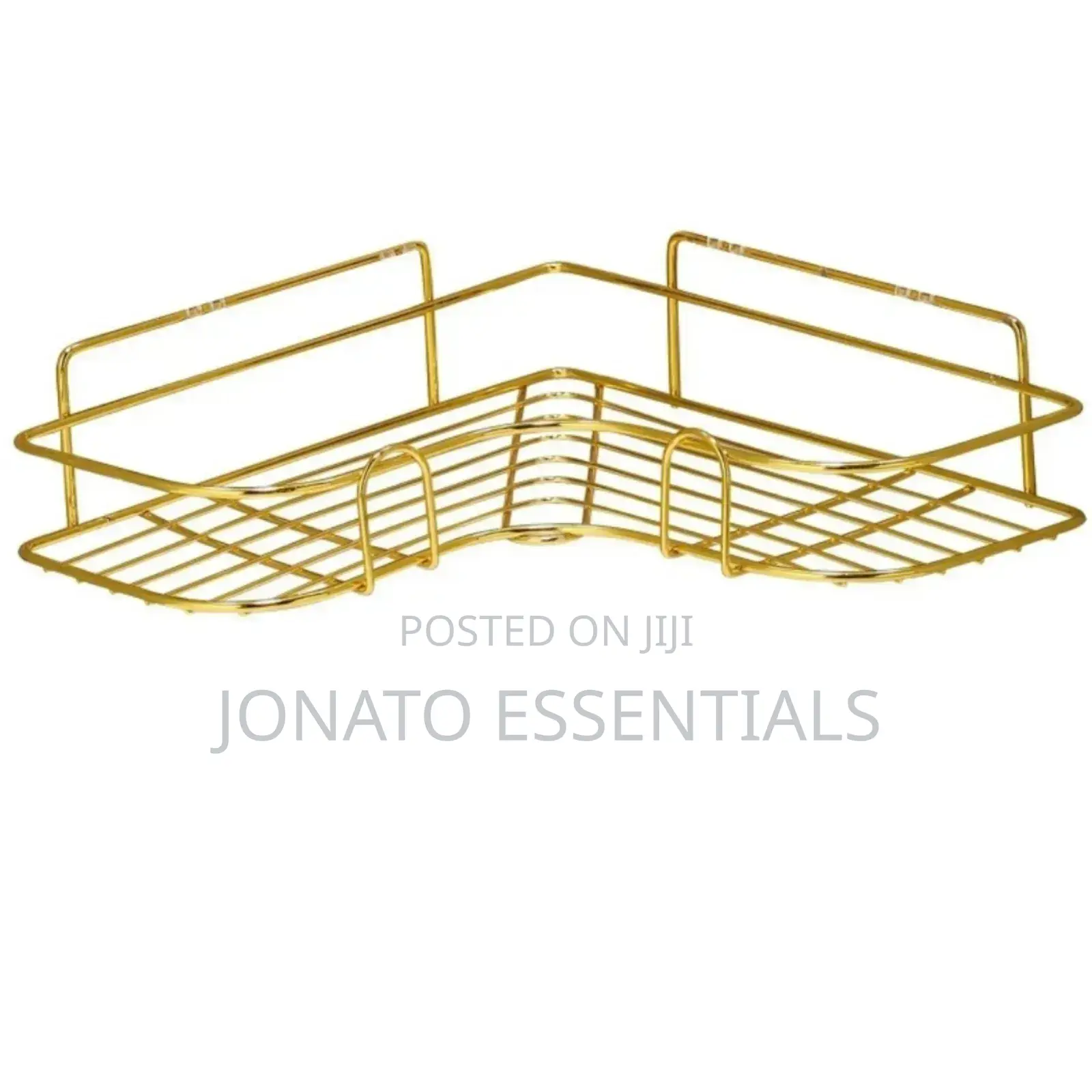 Gold Corner Bathroom Shelf, Organizer and Rack