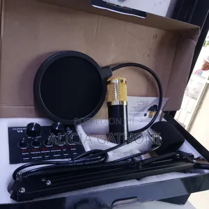 Professional Condenser Microphone With Sound Card