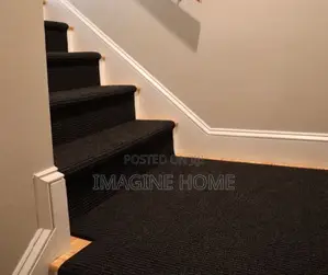 Wall to Wall Grey Stairs Carpet