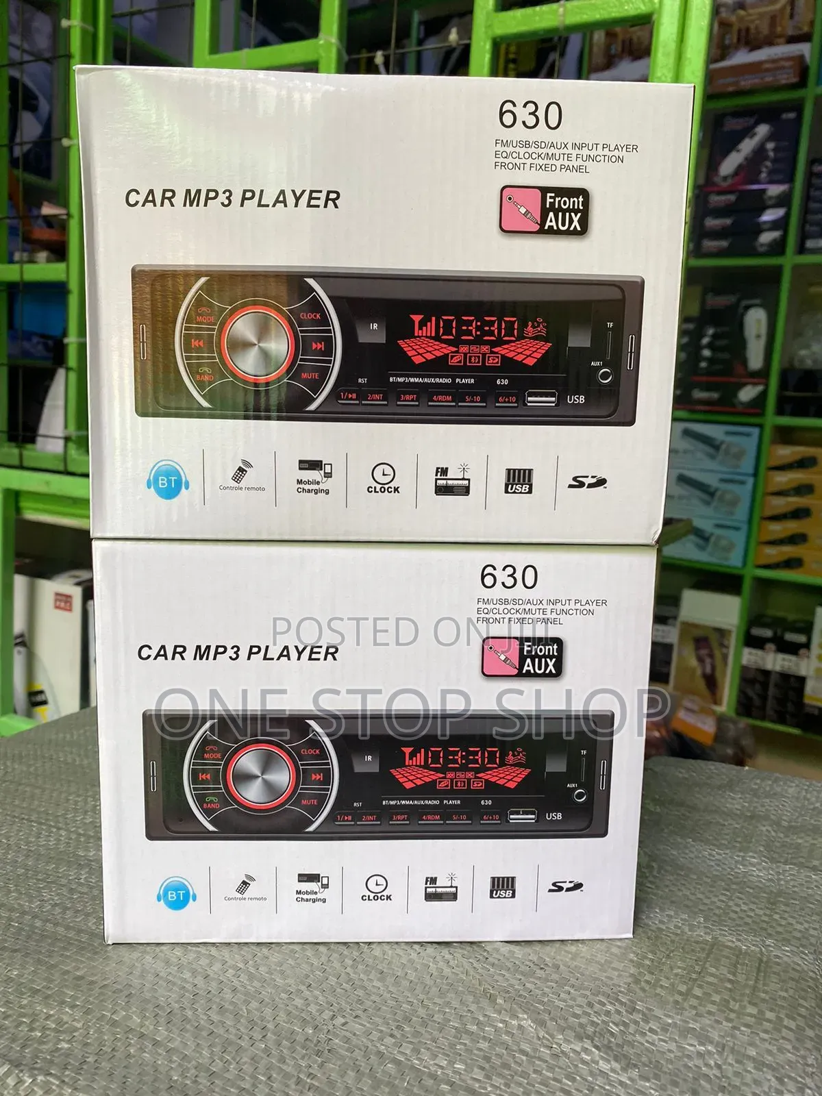 Bluetooth Car Radio With Front Fixed Panel Face