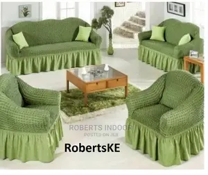 Elastic Sofa Covers 7 Seater Jungle Green