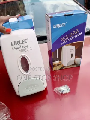 Manual Sanitizer/Soap 1litre Wall Installed Dispenser
