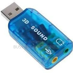 Virtual 5.1 Stereo Mic Sound Card (Black)