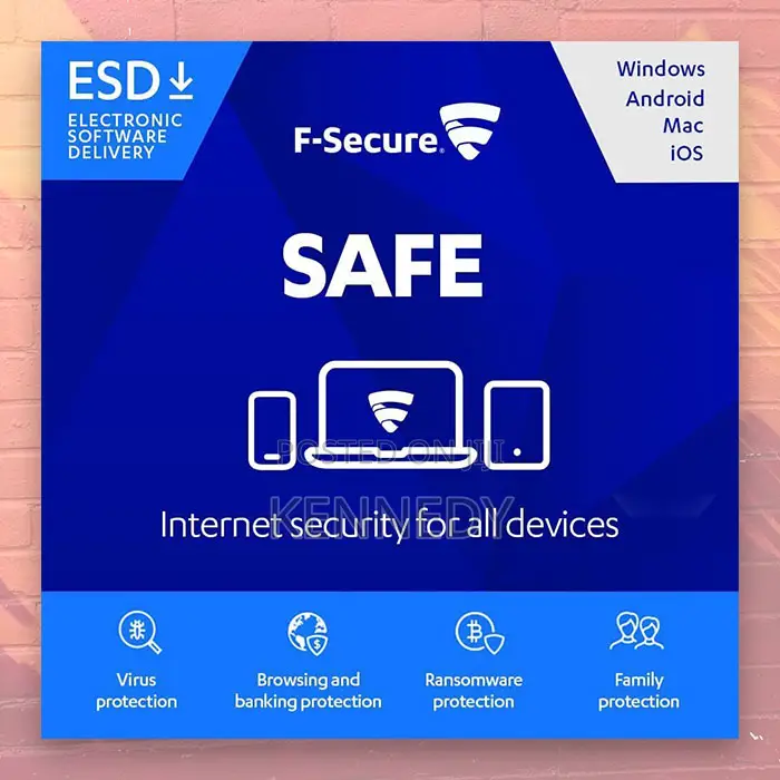 F-Secure Internet Security - 3 Year License Key