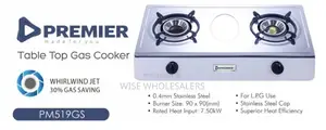 Premier Stainless Steel Table Top Gas Cooker
