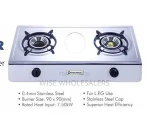 Premier Stainless Steel Table Top Gas Cooker*....