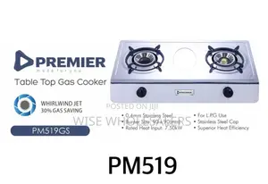 Premier Stainless Steel Table Top Gas Cooker°°•°