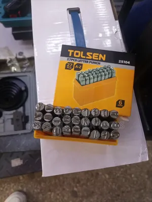 Tolsen 6mm 27pcs Letter Punch a-Z