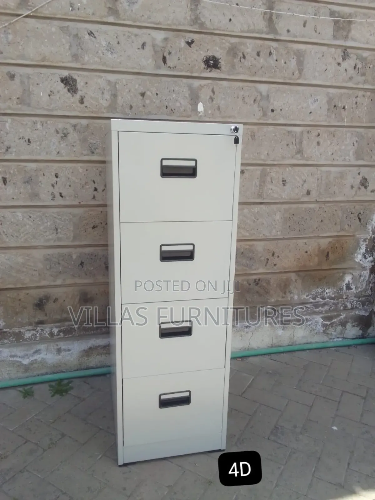 Executive 4 Drawer File Cabinet