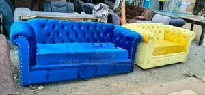 Blue Sofa 3seater