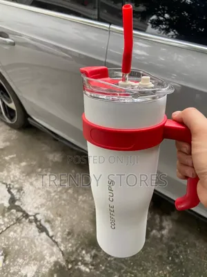 White Red Miniso 1200ml Stanley Mug
