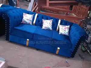 Sofa 3seater Deep Blue