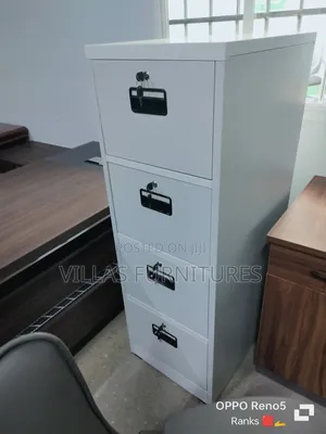 Office Cabinet With 4 Lockers With Key Each Locker
