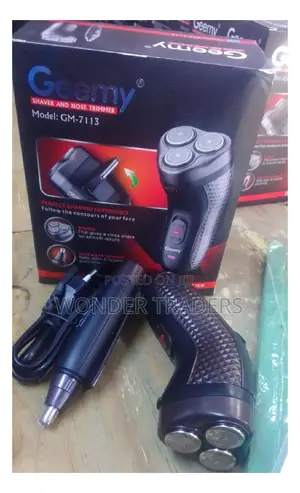 Geemy Professional Rechargeable Beard Trimmer and Smoother