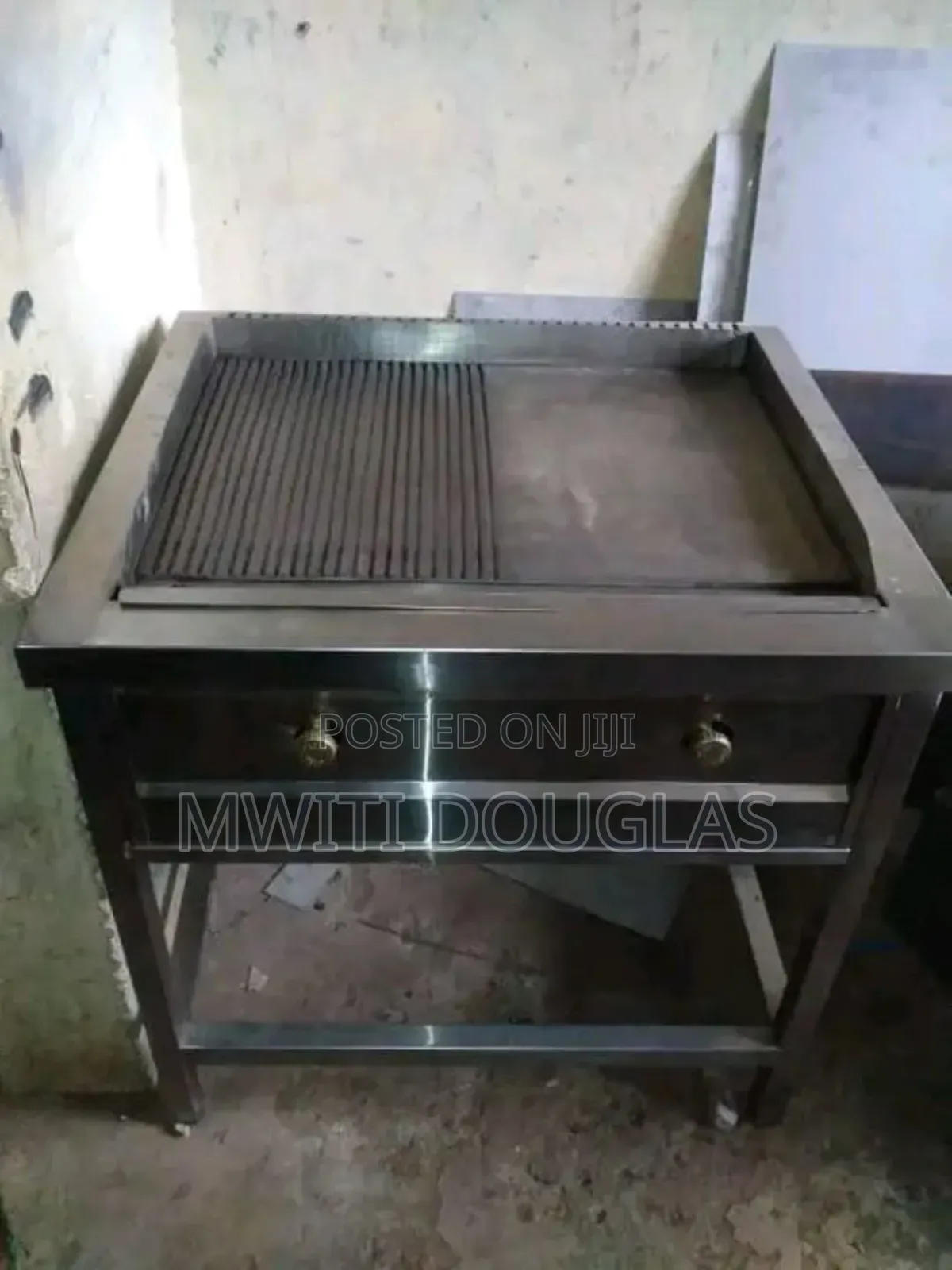 Top Standard Half Grooved Half Smooth Gas Pan Griddle