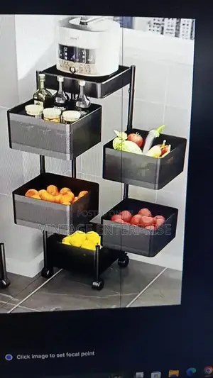 Square 5tier Fruit Rack