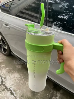 White Green 1200ml Miniso Trend Stanley Cup