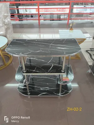 Black Executive Wooden Tv Stand