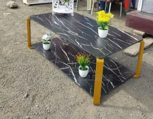 Coffee Black Marble Table