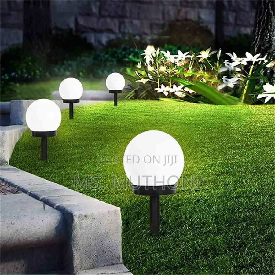 6 Pieces Outdoor Ball Solar Light