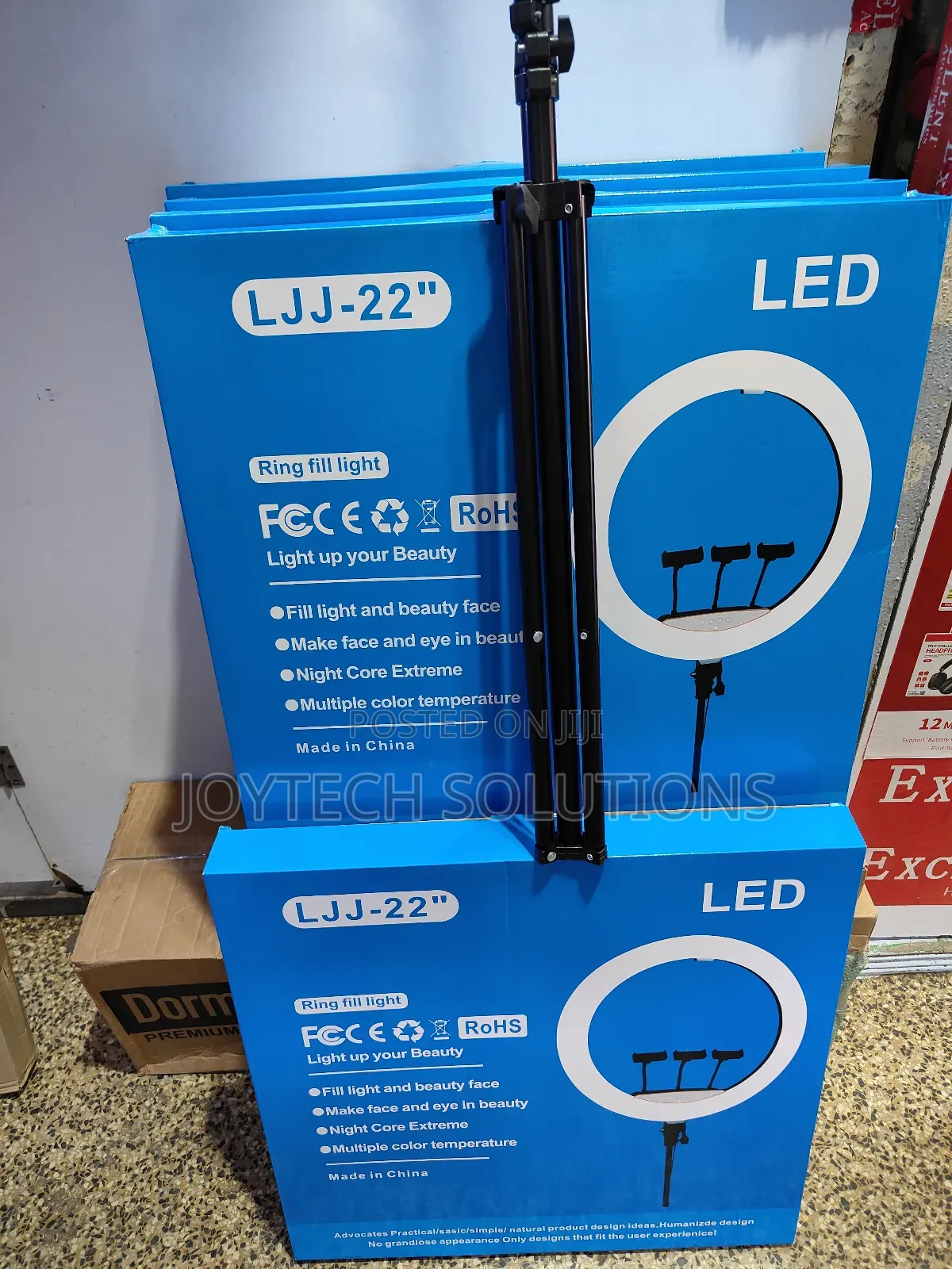 LJJ - 22" LED Ring Fill Light ( Multiple Colours )