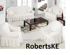 Elastic Sofa Covers 7 Seater White