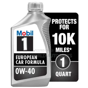 Mobil 1 FS Europe Car Formula Full Synthetic Motor Oil 0w-40