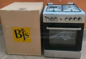 BJS SILVER (INOX) 60x60 3+1 Electric W/ Turbo Fan Oven 60L