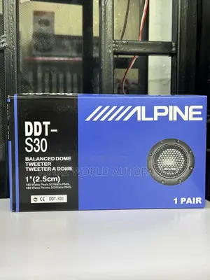 Alpine DDT-S30 360W Soft Dome Car Audio Speakers Tweeters