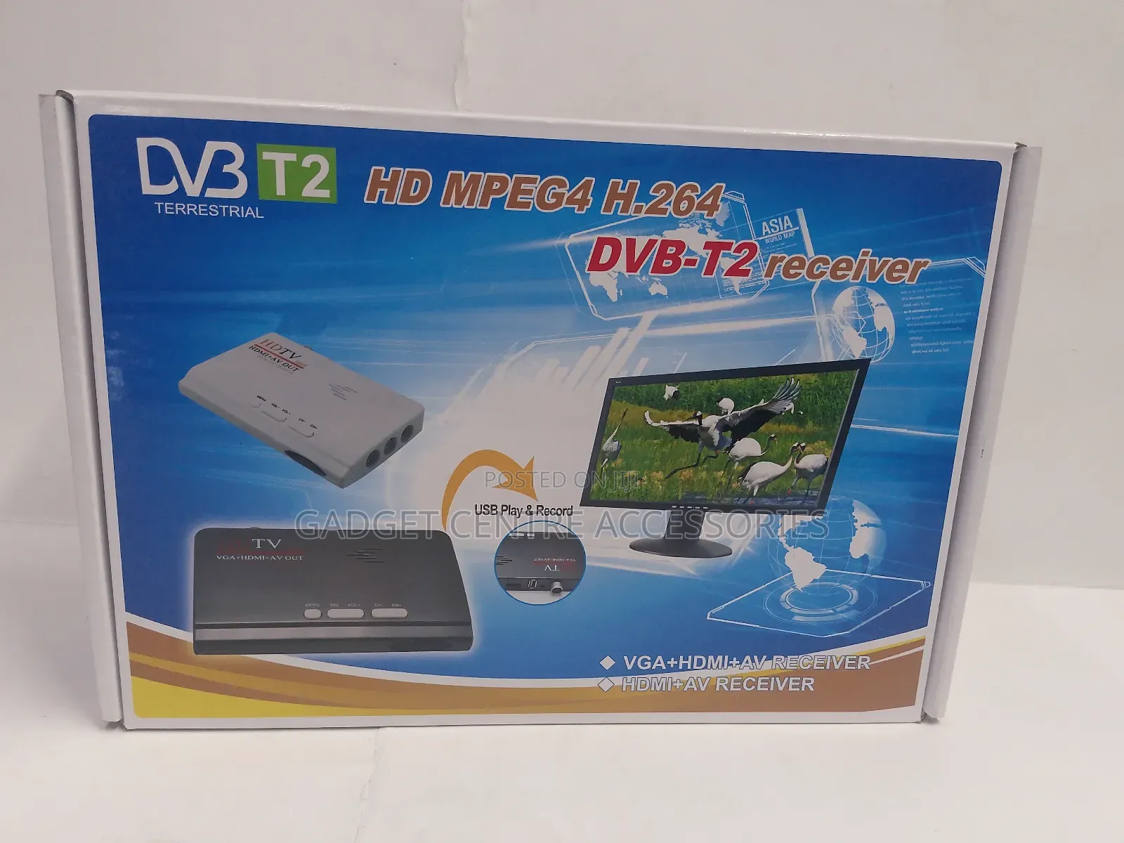 DVB-T2 Receiver TV Combo