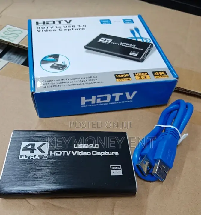 Metallic USB 3.0 HDMI Capture Card With Audio