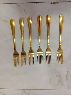 Golden Forks/6pc Dinning Forks