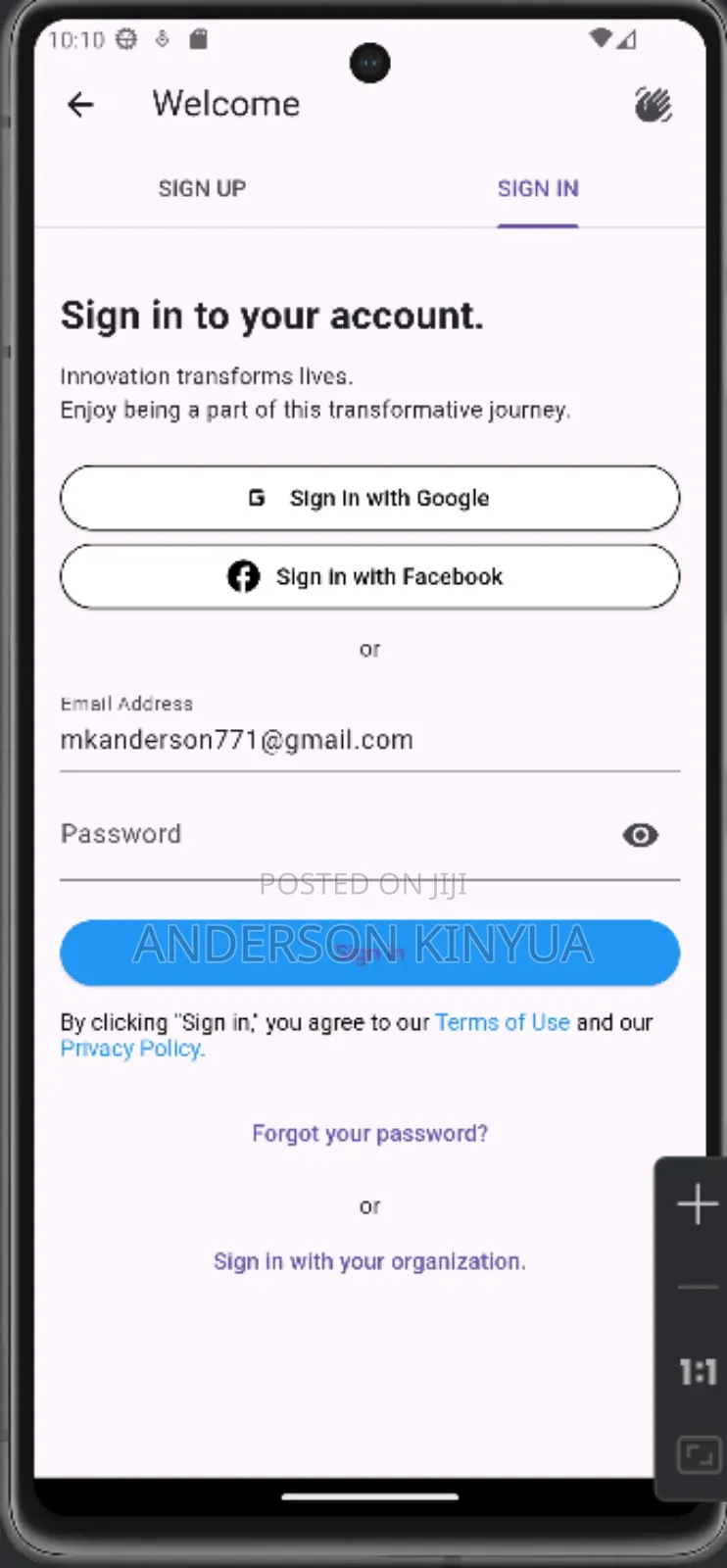 Develop Application for Mobile Device I.E Android and Ios