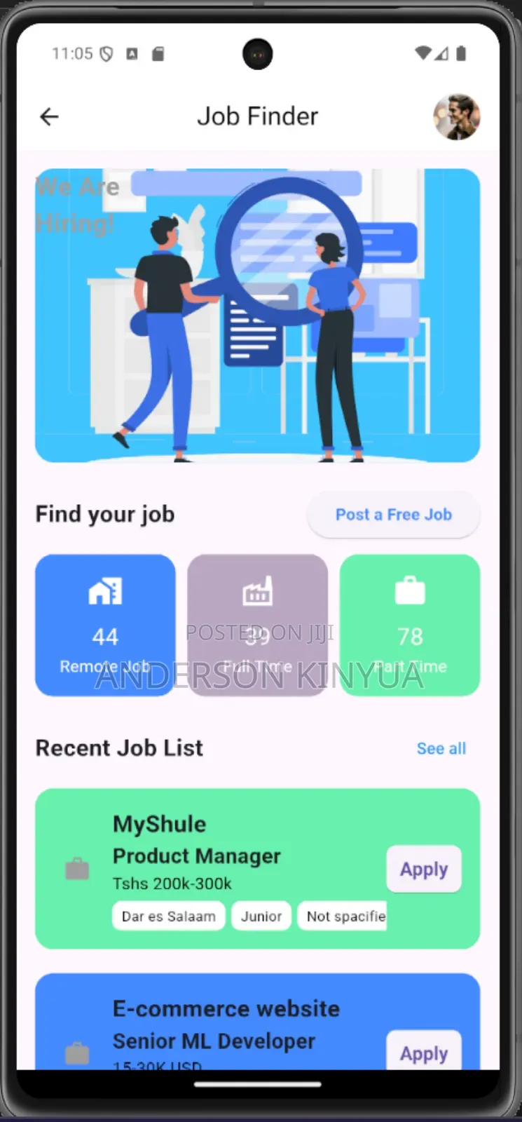 Develop Application for Mobile Device I.E Android and Ios