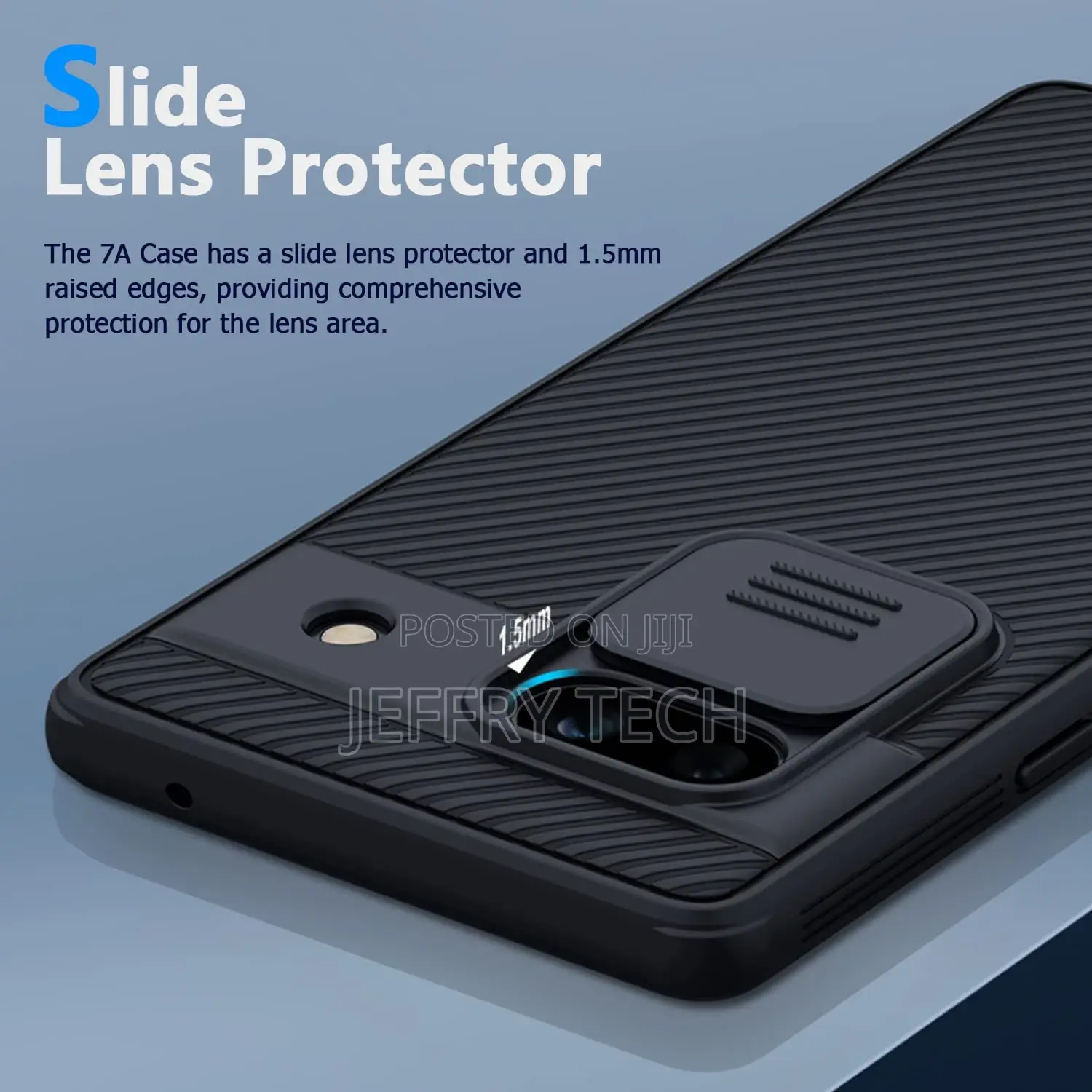 Miimall for Pixel 7A Case With Slide Camera Cover, Ultra Thi