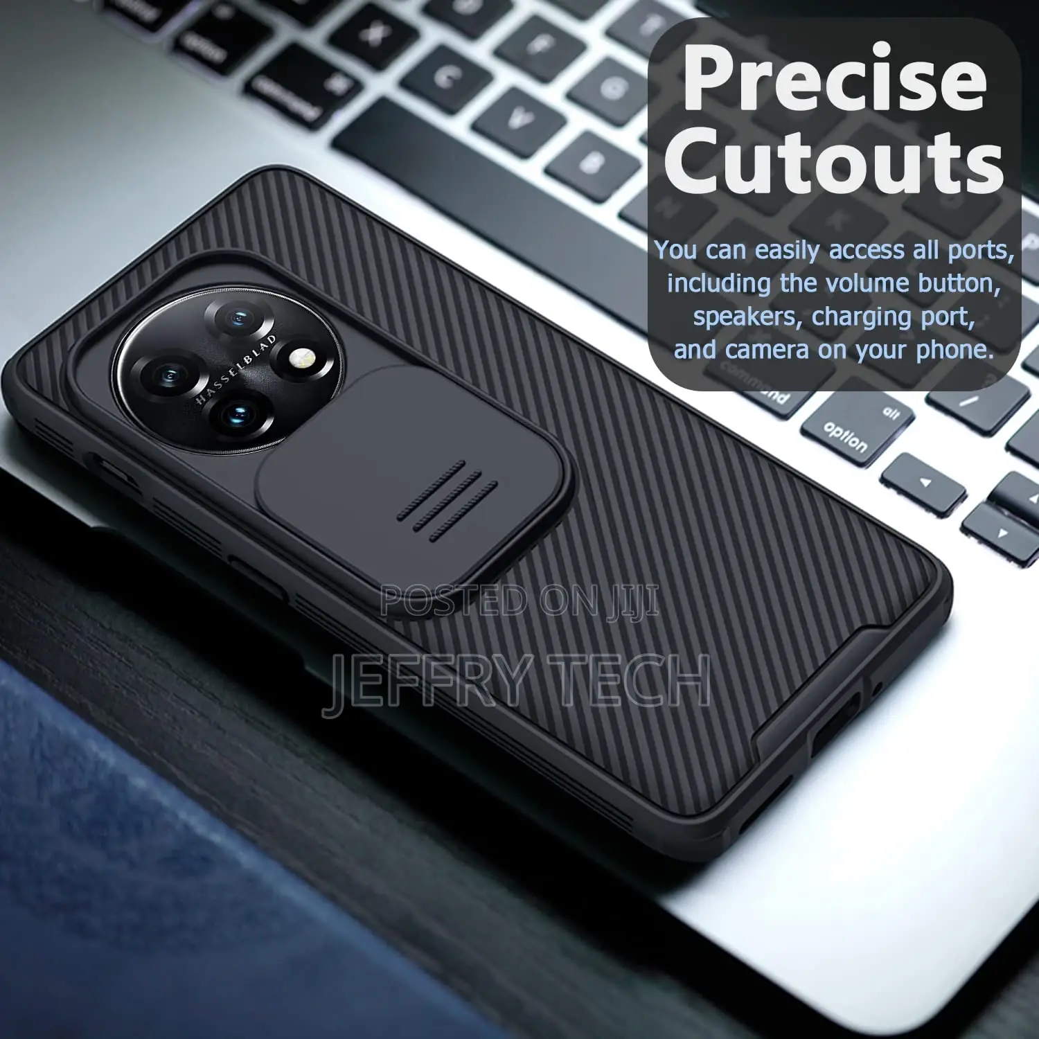 Miimall for Oneplus 11 Case: Slide Lens Cover Slim Shockproo