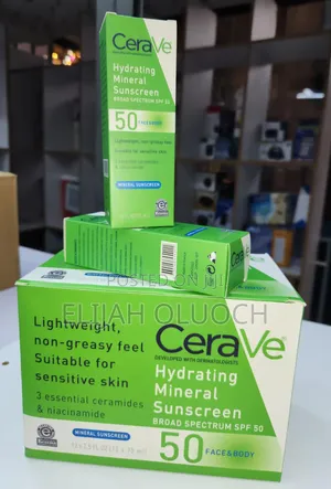 *Cerave Hydrating Mineral Sunscreen*