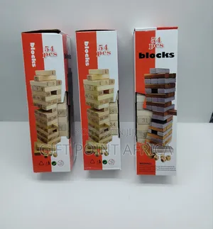Wooden 54 Pieces Jenga Block Game