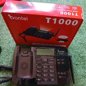 (Dual Sim)BLACK Bontel T1000 GSM Fixed Wireless Landline