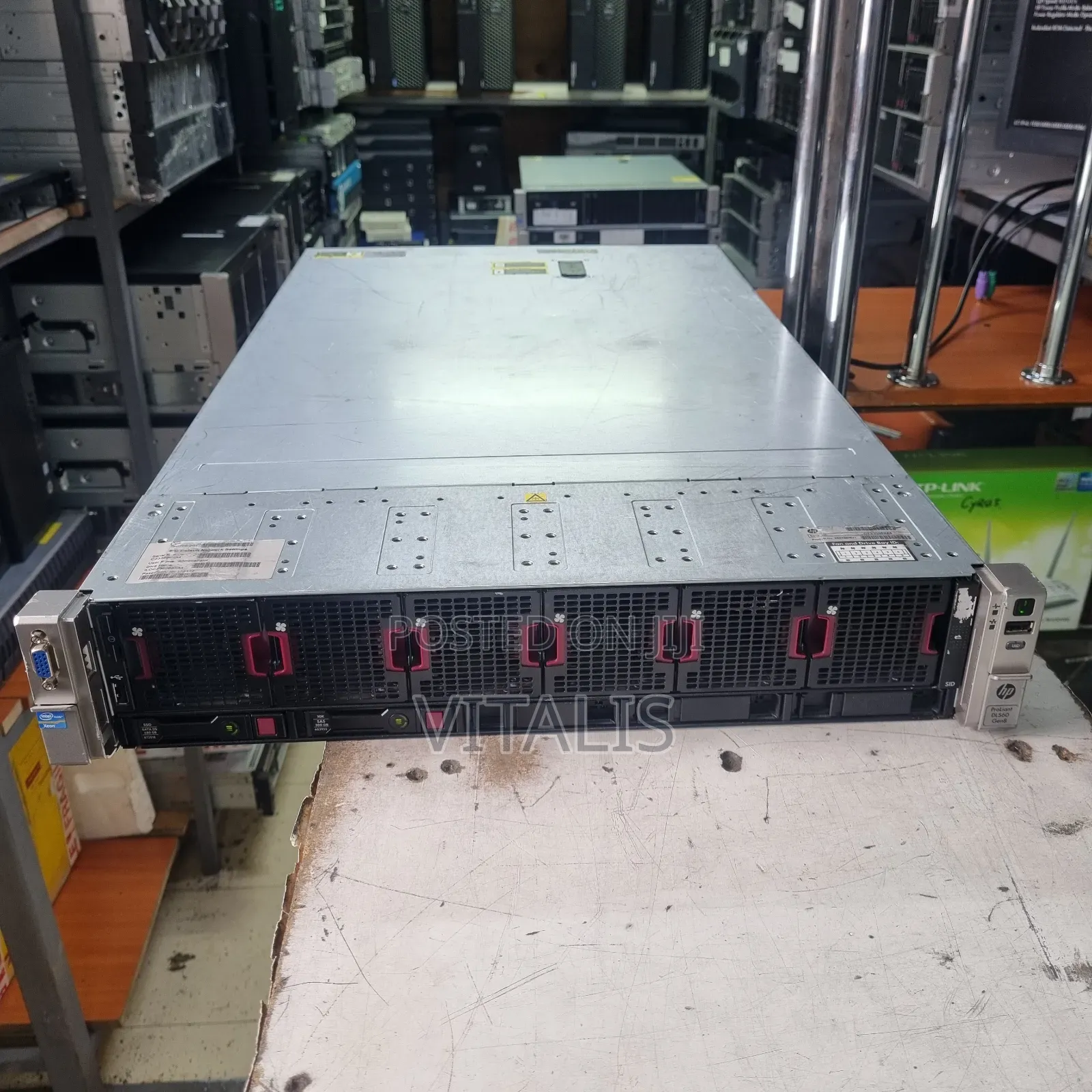 Server HP ProLiant DL 64GB Intel Xeon HDD 1.5T