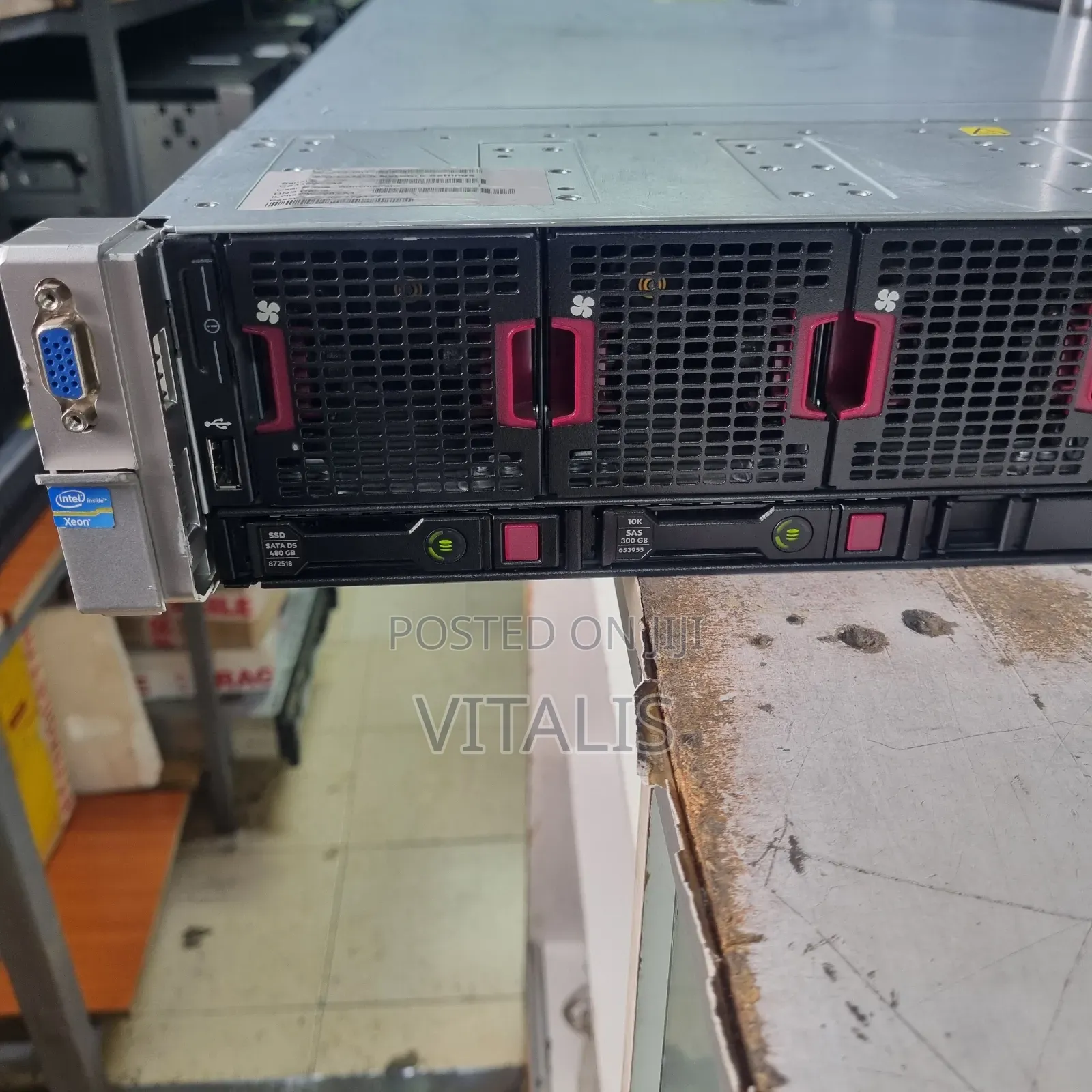 Server HP ProLiant DL 64GB Intel Xeon HDD 1.5T