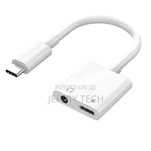 Source Type C to Headphone Jack Adapter With 3.5mm Aux Audio