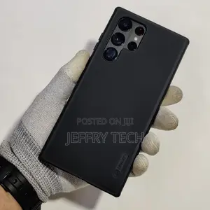 Samsung S22 Ultra 5G Black Nilicon Back Cover Nilkin