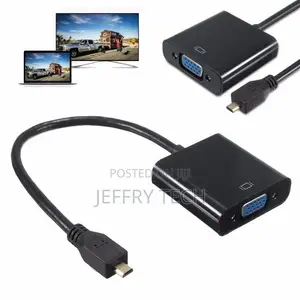 Micro HDMI Male to VGA Female Converter Adapter Cable for PC