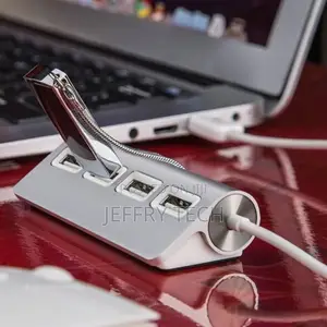 4 Port USB 2.0 Port Portable OTG Aluminum USB Splitter Cable
