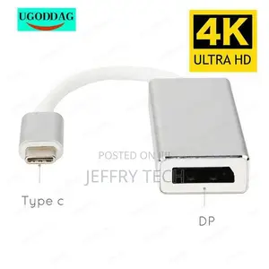 USB C to Displayport Adapter Aluminum Alloy USB C Male to DP