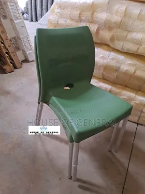 Jungle Green Armless Plastic Chair